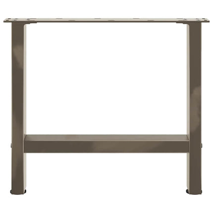 Soffbordsben naturstål 2 st 50x(42-43) cm stål