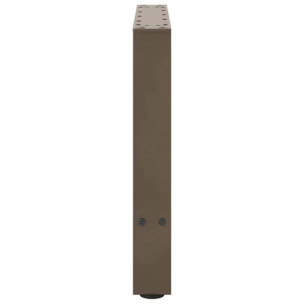 Soffbordsben naturstål 2 st 50x(42-43) cm stål
