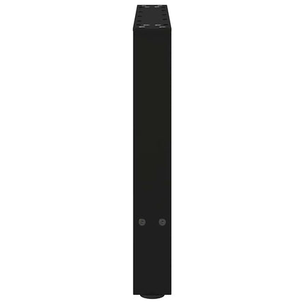 Soffbordsben svarta 2 st 60x(42-43) cm stål