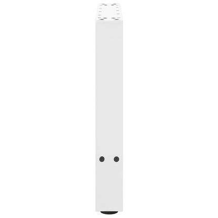 Soffbordsben vita 2 st 60x(42-43) cm stål