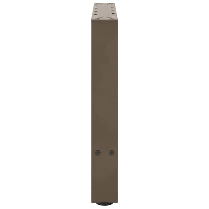 Soffbordsben naturstål 2 st 60x(42-43) cm stål