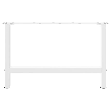 Soffbordsben vita 2 st 70x(42-43) cm stål