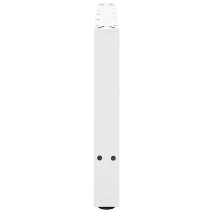 Soffbordsben vita 2 st 70x(42-43) cm stål