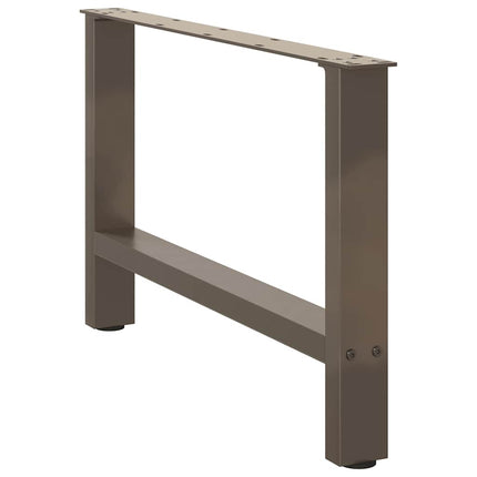 Soffbordsben naturstål 2 st 70x(42-43) cm stål