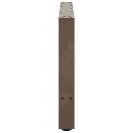 Soffbordsben naturstål 2 st 70x(42-43) cm stål