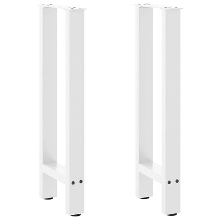 Konsolbordsben vita 2 st 28x(72-73) cm stål
