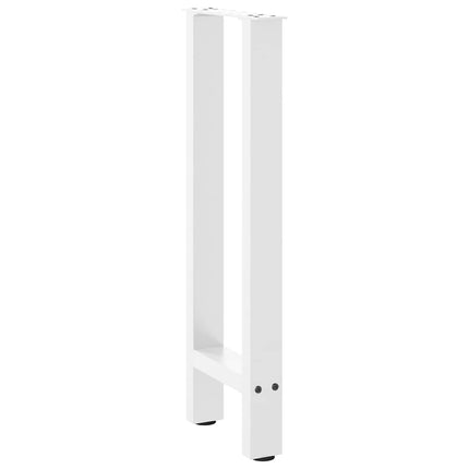 Konsolbordsben vita 2 st 28x(72-73) cm stål