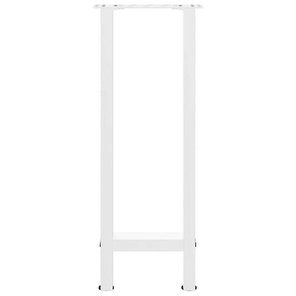 Konsolbordsben vita 2 st 28x(72-73) cm stål