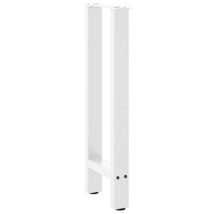 Konsolbordsben vita 2 st 38x(72-73) cm stål