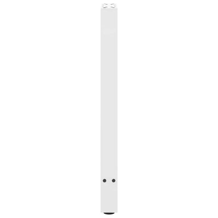 Konsolbordsben vita 2 st 38x(72-73) cm stål