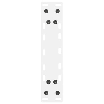Konsolbordsben vita 2 st 38x(72-73) cm stål