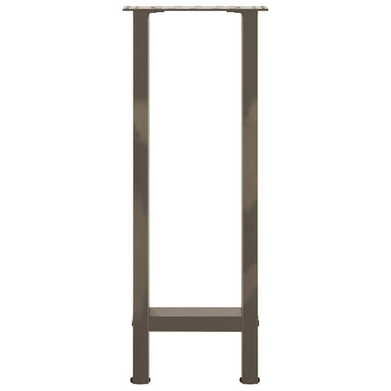 Konsolbordsben naturstål 2 st 38x(72-73) cm stål