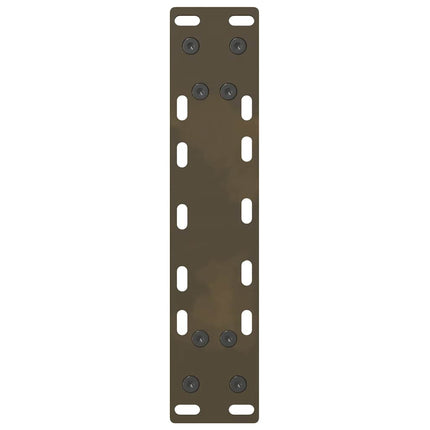 Konsolbordsben naturstål 2 st 38x(72-73) cm stål