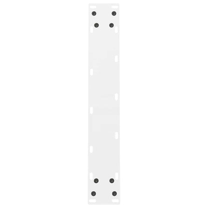 Matbordsben vita 2 st 50x(72-73) cm stål
