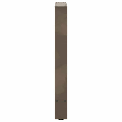 Matbordsben naturstål 2 st 50x(72-73) cm stål