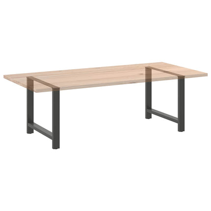 Matbordsben antracit 2 st 90x(72-73) cm stål