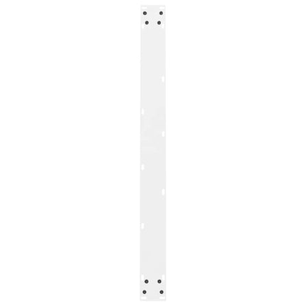 Matbordsben vita 2 st 100x(72-73) cm stål