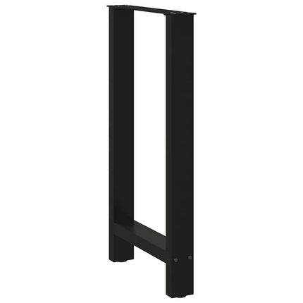Barbordsben svarta 2 st 40x(90-91) cm stål