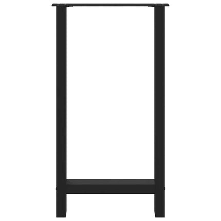 Barbordsben svarta 2 st 40x(90-91) cm stål