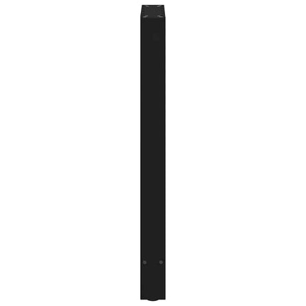 Barbordsben svarta 2 st 40x(90-91) cm stål