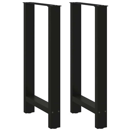 Barbordsben svarta 2 st 50x(90-91) cm stål