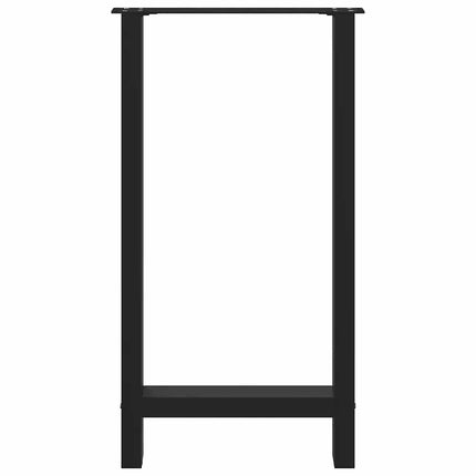 Barbordsben svarta 2 st 50x(90-91) cm stål