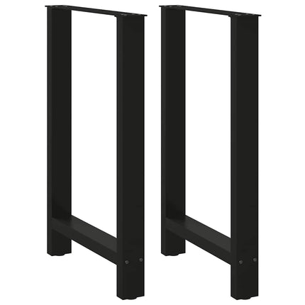 Barbordsben svarta 2 st 60x(90-91) cm stål