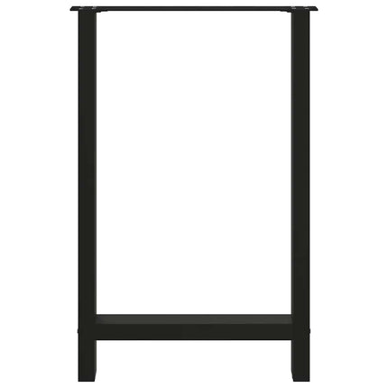 Barbordsben svarta 2 st 60x(90-91) cm stål