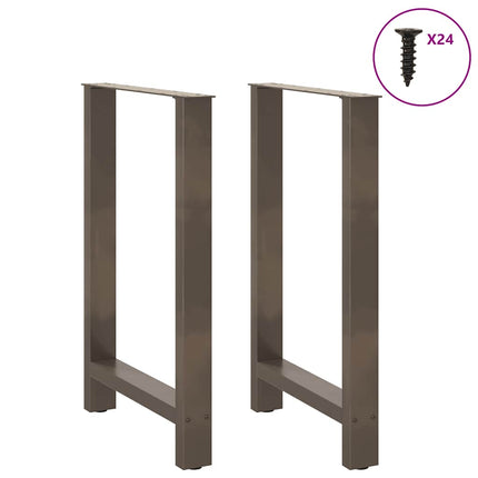 Barbordsben naturstål 2 st 60x(90-91) cm stål