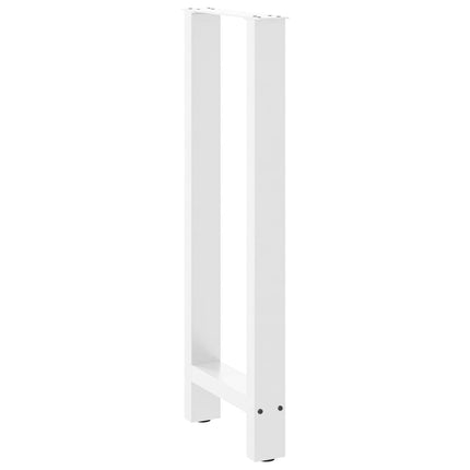 Barbordsben vita 2 st 40x(100-101) cm stål