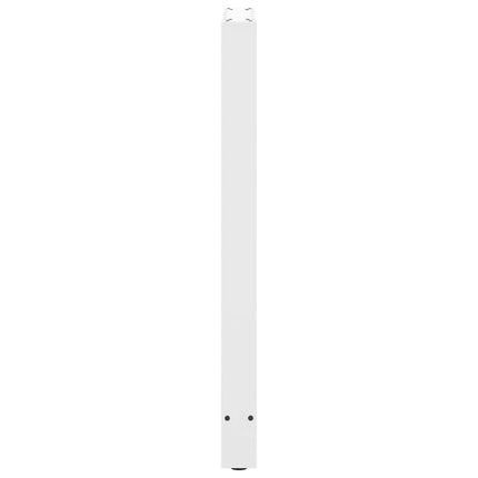 Barbordsben vita 2 st 40x(100-101) cm stål