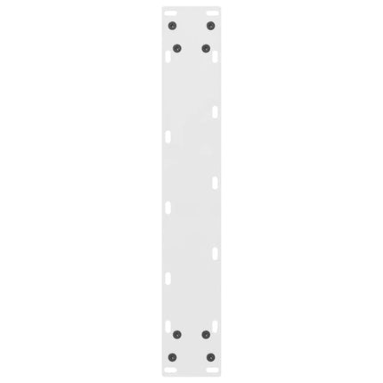 Barbordsben vita 2 st 40x(100-101) cm stål