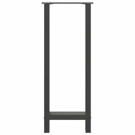 Barbordsben antracit 2 st 40x(100-101) cm stål