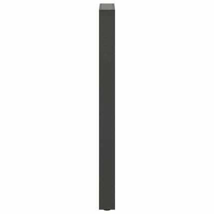 Barbordsben antracit 2 st 40x(100-101) cm stål