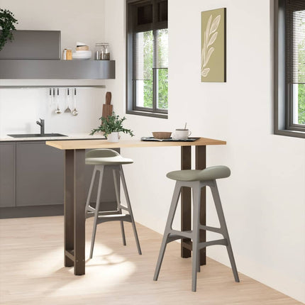 Barbordsben naturstål 2 st 50x(100-101) cm stål
