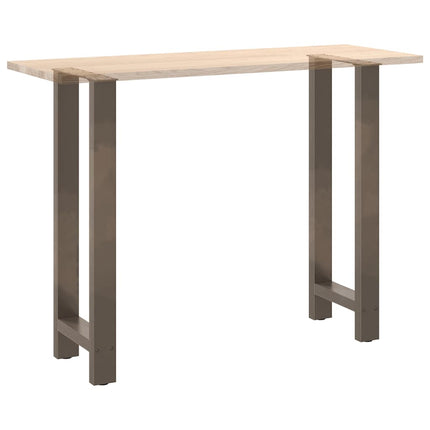 Barbordsben naturstål 2 st 50x(100-101) cm stål
