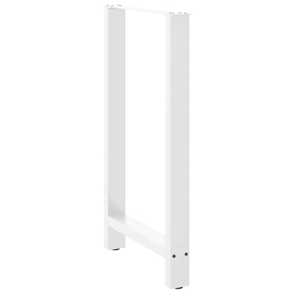 Barbordsben vita 2 st 60x(100-101) cm stål