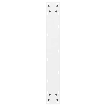 Barbordsben vita 2 st 60x(100-101) cm stål