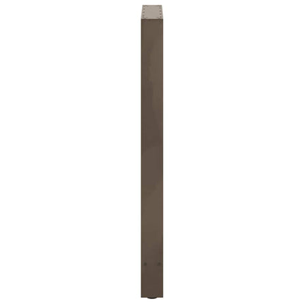 Barbordsben naturstål 2 st 60x(100-101) cm stål