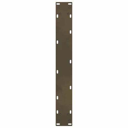 Barbordsben naturstål 2 st 60x(100-101) cm stål