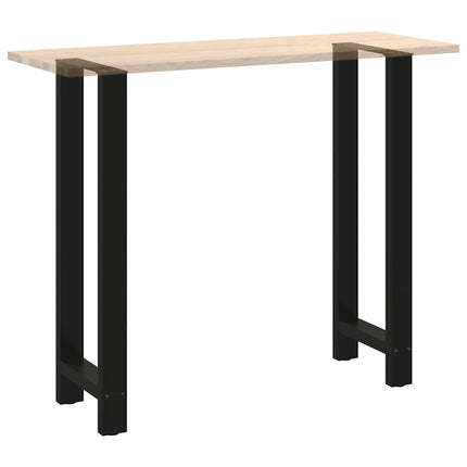 Barbordsben svarta 2 st 40x(110-111) cm stål