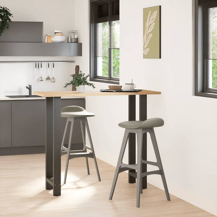 Barbordsben antracit 2 st 40x(110-111) cm stål