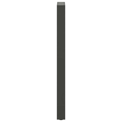 Barbordsben antracit 2 st 40x(110-111) cm stål