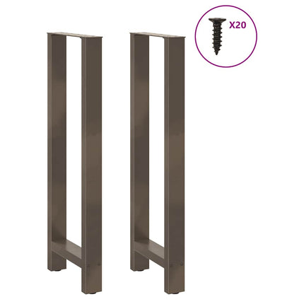 Barbordsben naturstål 2 st 40x(110-111) cm stål