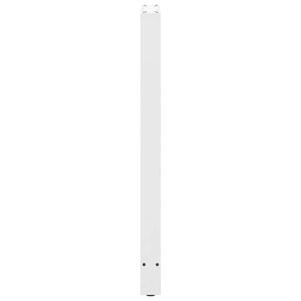 Barbordsben vita 2 st 50x(110-111) cm stål