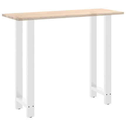 Barbordsben vita 2 st 50x(110-111) cm stål