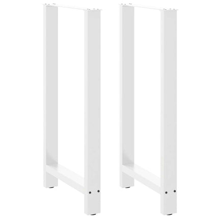 Barbordsben vita 2 st 60x(110-111) cm stål