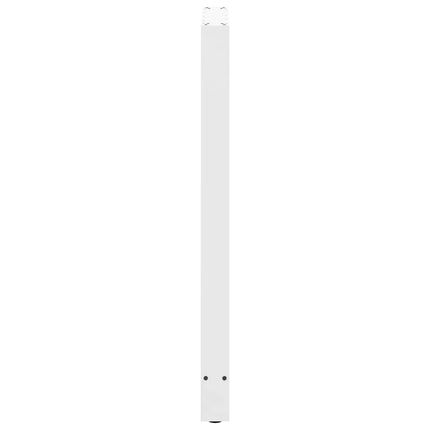 Barbordsben vita 2 st 60x(110-111) cm stål