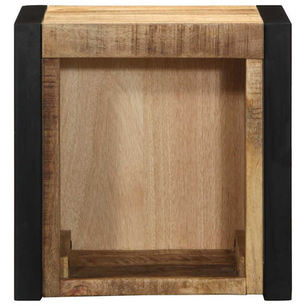 Sängbord 40x35x40 cm massivt grovt trä mango