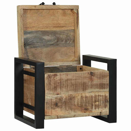 Förvaringskistor Brun 40 x 30 x 30 cm Massivt Mangoträ